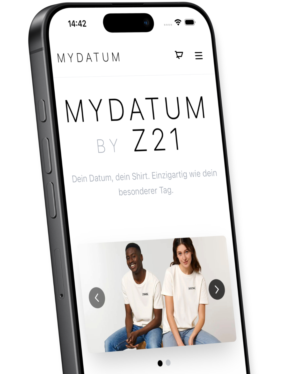 MY DATUM Shirts Screenshot