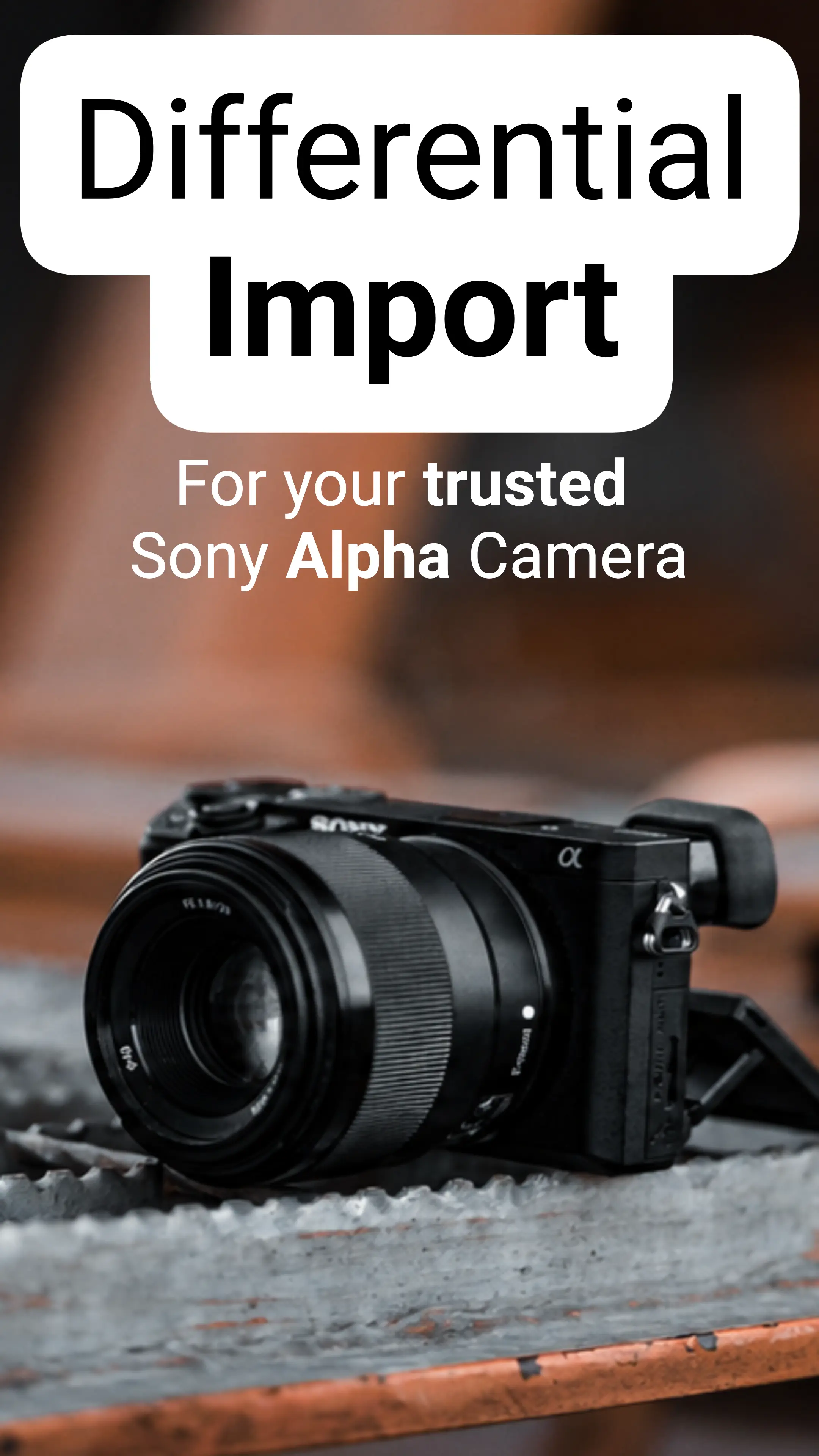 Browsing photos on a Sony Alpha camera