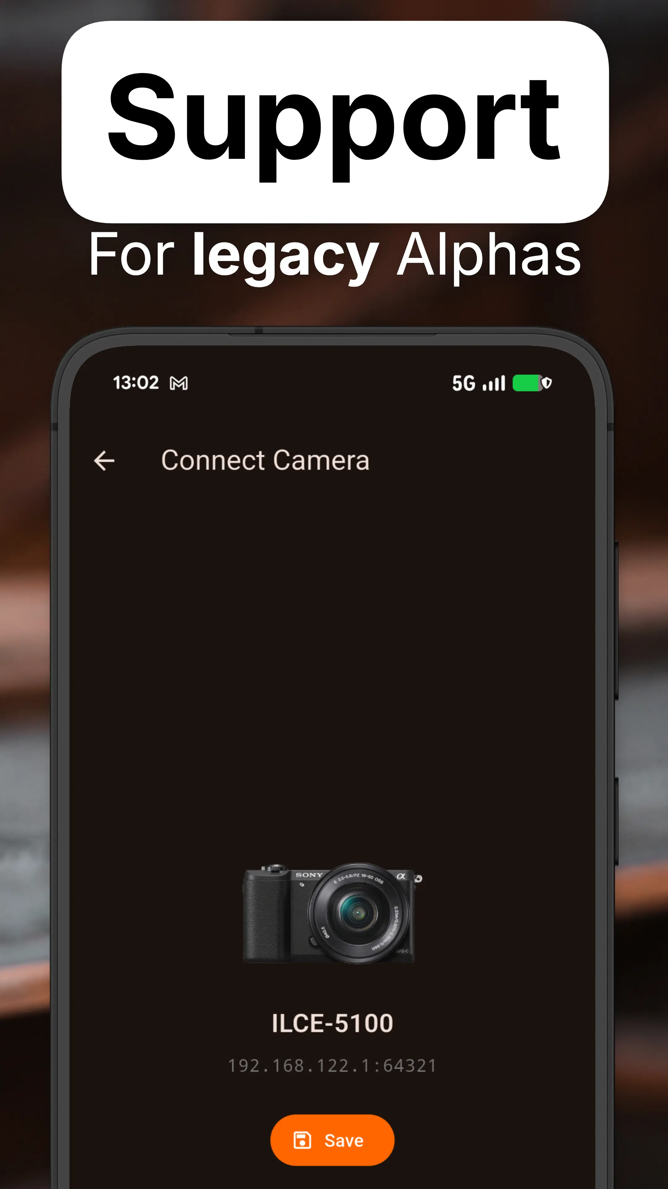 Importing photos from the camera