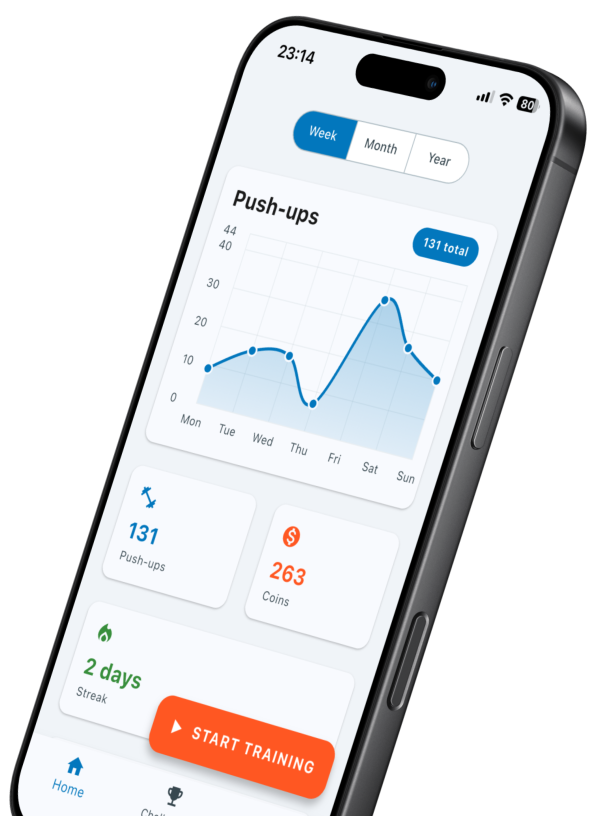 Trainii Push Up Counter Screenshot